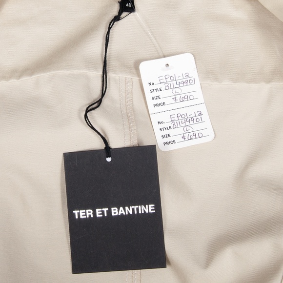 NEW Ter et Bantine Light Tan Sleeveless Shirt - Picture 7 of 8